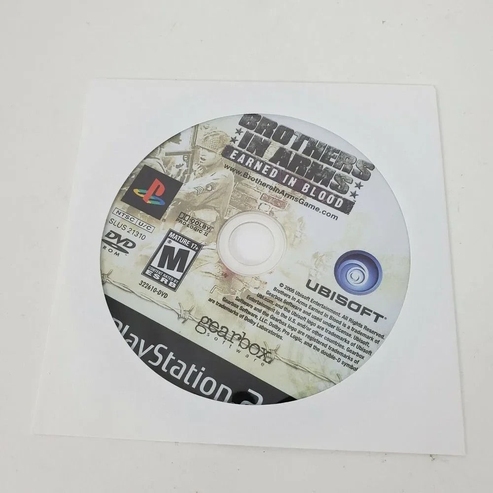 Brothers in Arms: Earned in Blood PS2 PlayStation 2 Disc Only‎